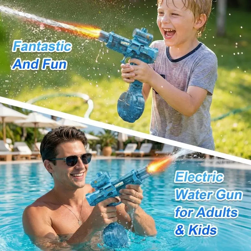 Ultimate USB-Rechargeable Automatic Water Gun - Fun Handheld Blaster for Kids Aged 3-6 - Perfect for Pool and Beach Parties!